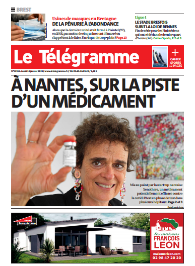 Le Télégramme (3 Éditions) Du Lundi 18 Janvier 2021 
