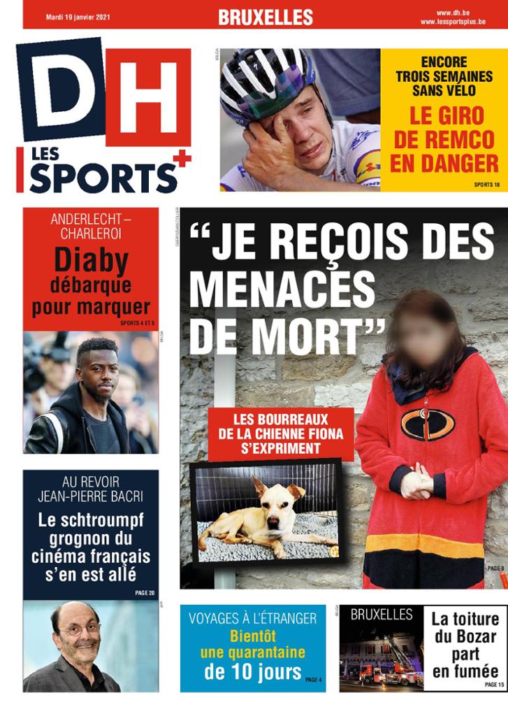 journaux Belges Du Mardi 19 Janvier 2021