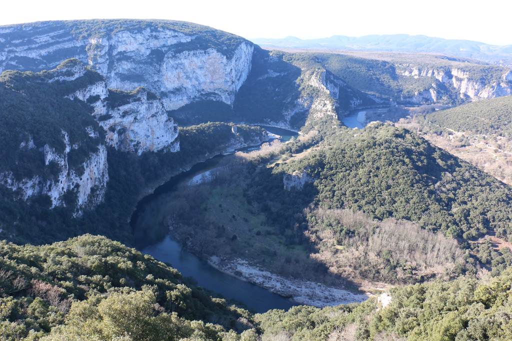 Gorges de l'Ardèche en hiver Rplp