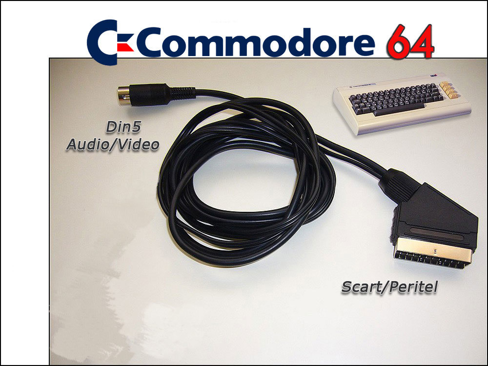 VDS / cable video compatible Commodore 64 et Atari XL/XE Pal 0koi