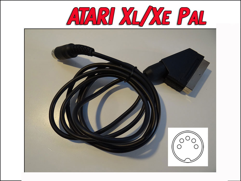 VDS / cable video compatible Commodore 64 et Atari XL/XE Pal Oo4v