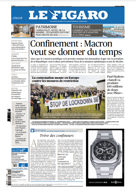 Le Figaro Du Mercredi 27 Janvier 2021