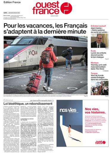 Ouest France Édition France Du Samedi 6 Février 2021