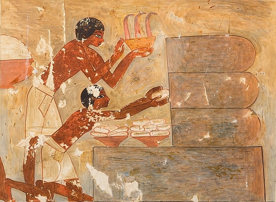 Extraction du miel des ruches - tombe de Rekhmirê - XVIIIè dynastie
