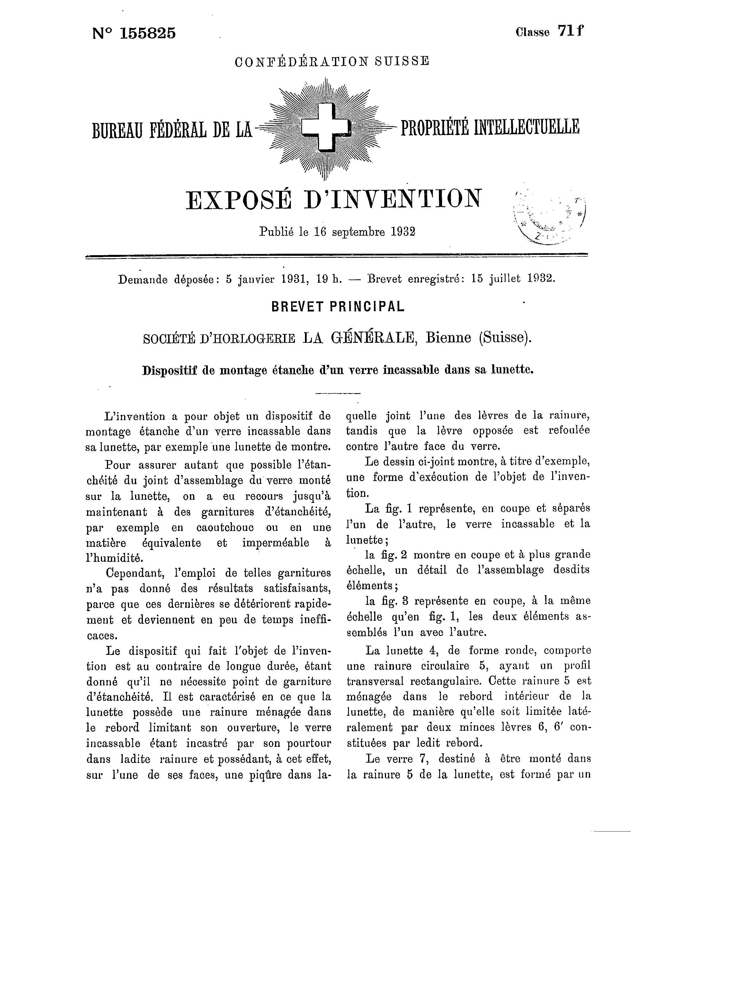 Identifier un brevet Suisse ? Ax65