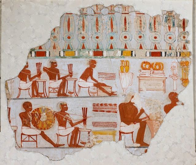 Fabrication de bijoux - Peinture murale de la tombe de Sobekhotep XVIIIe dynastie