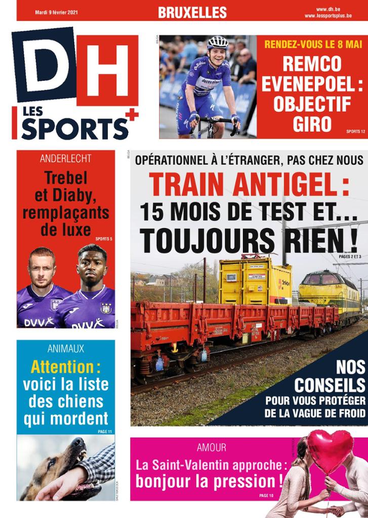 journaux Belges Du Mardi 9 Février 2021