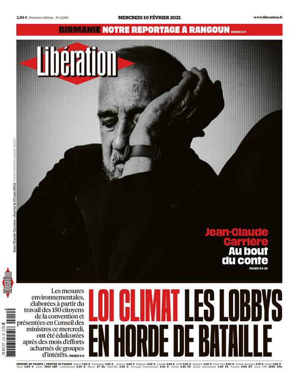 Libération Du Mercredi 10 Février 2021