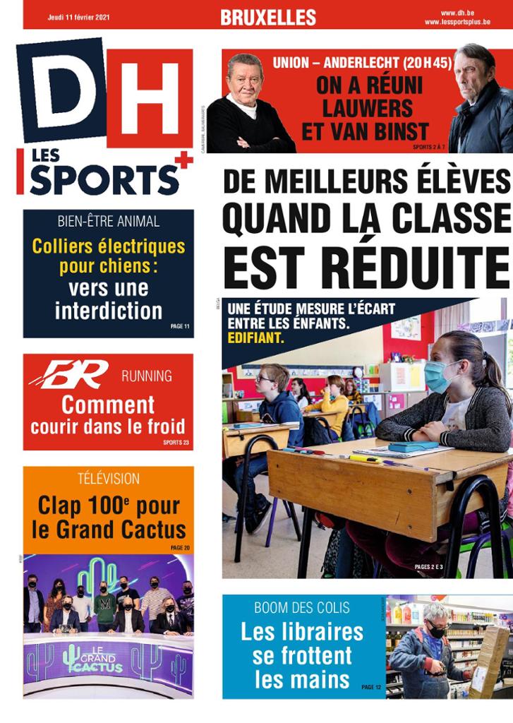 journaux Belges Du Jeudi 11 Février 2021