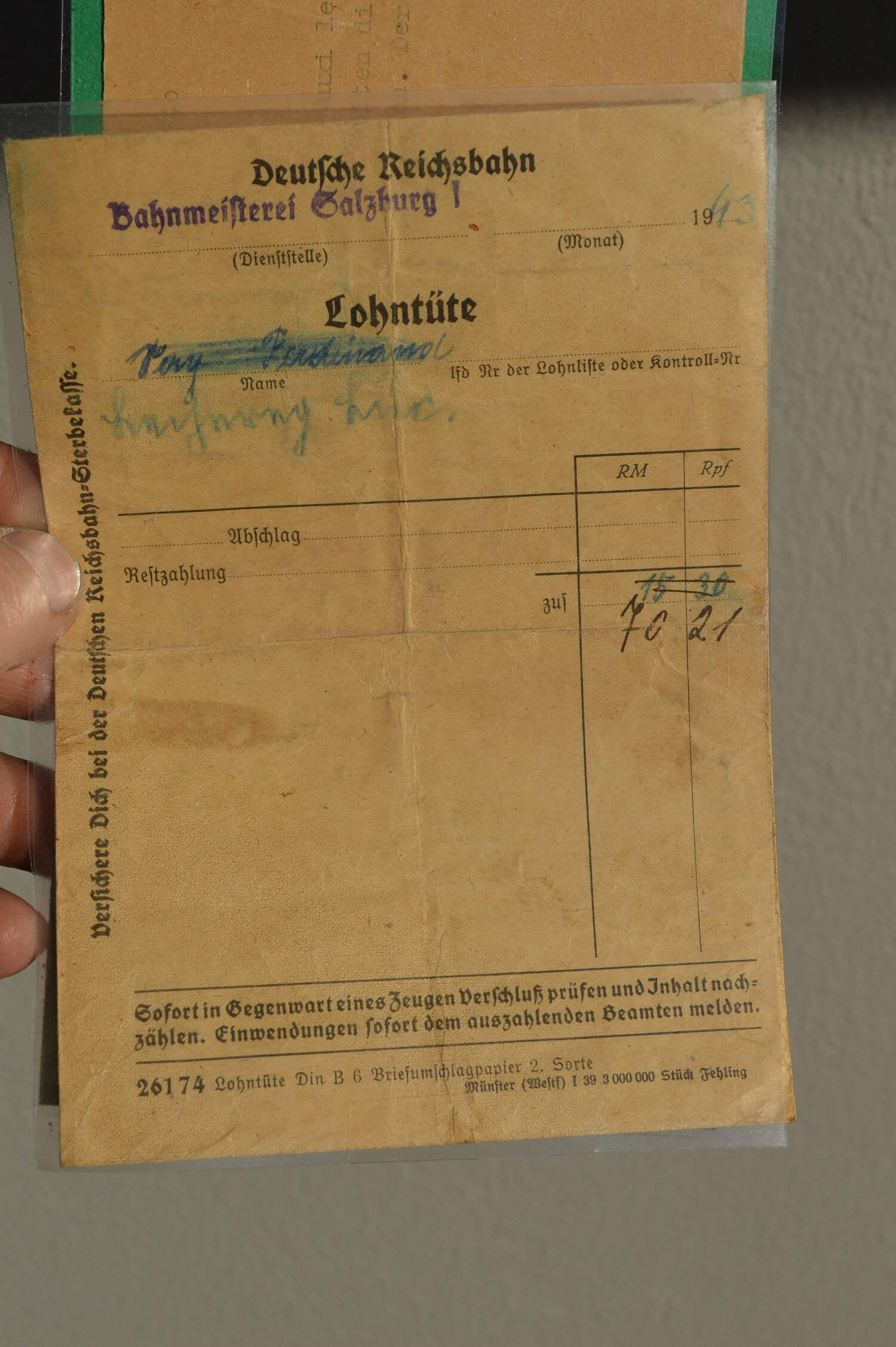 Deux documents allemands WW2 - En savoir + Igar
