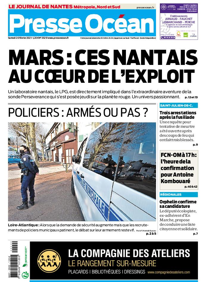 Presse Océan (4 Éditions) Du Samedi 20 Février 2021