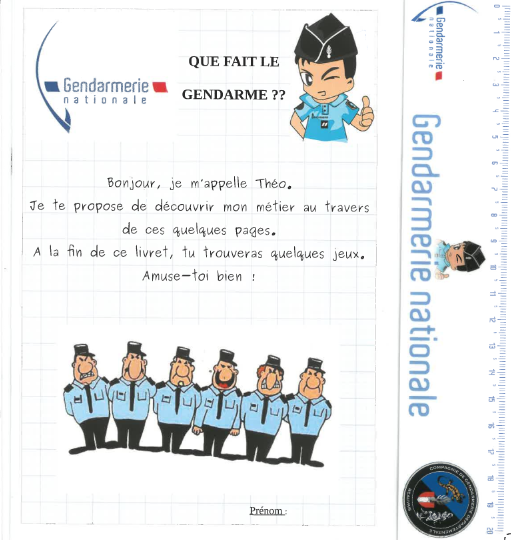 Carnets de notes : La gendarmerie dans les écoles élémentaires\
