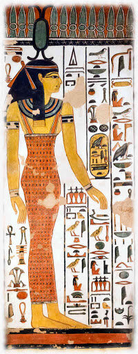 Déesse Neith - tombe de Néfertari dans la Vallée de reines - XVIIIè dynastie