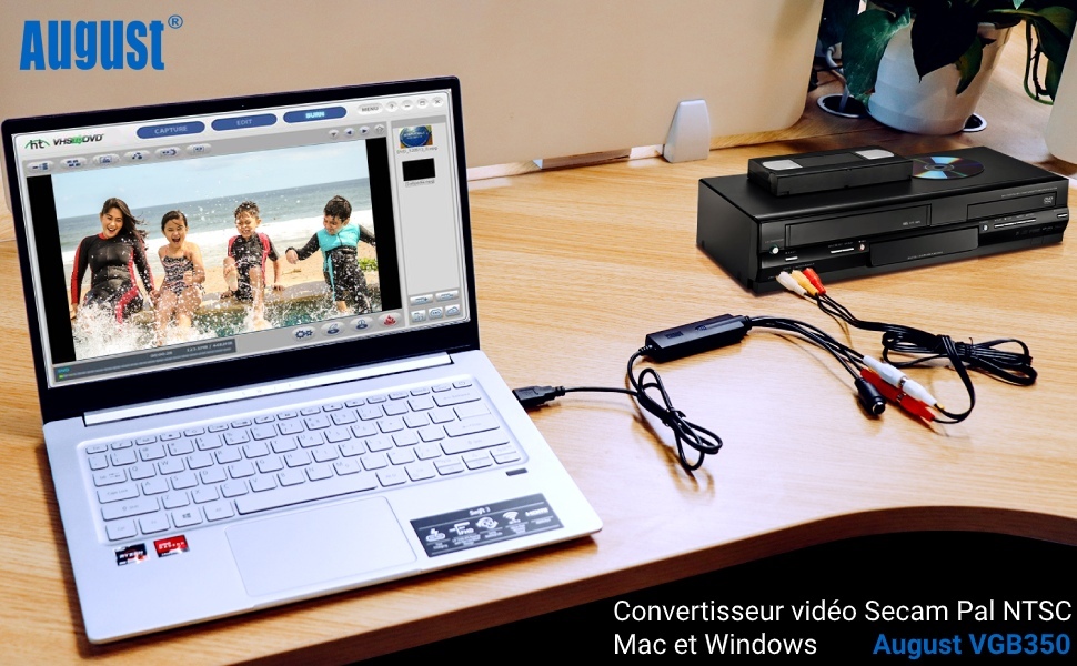 Convertisseur Video Analogique Numerique – August VGB350 – pour Mac