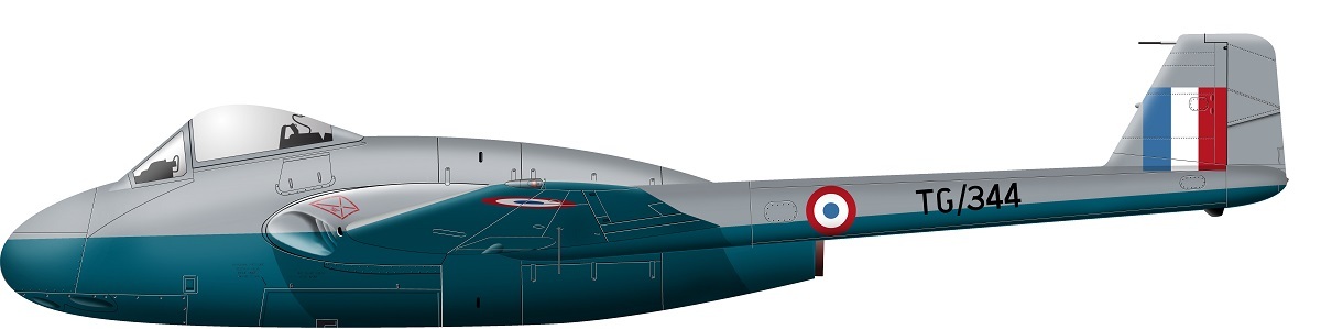 De Havilland Vampire Mk 1 - Kits Special Hobby et Amodel 1/72. Déclinaison des décorations Armée de l'Air. Le Mk1 bicolore est FINI ! Zw28
