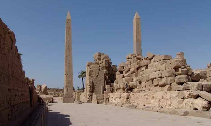 Obélisques d'Hatchepsout et de Thoutmôsis Ier à Karnak