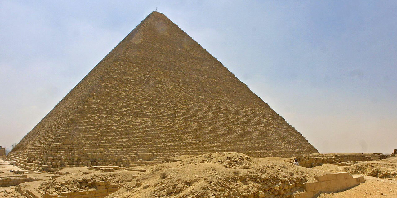 La pyramide de Khéops - Gizeh