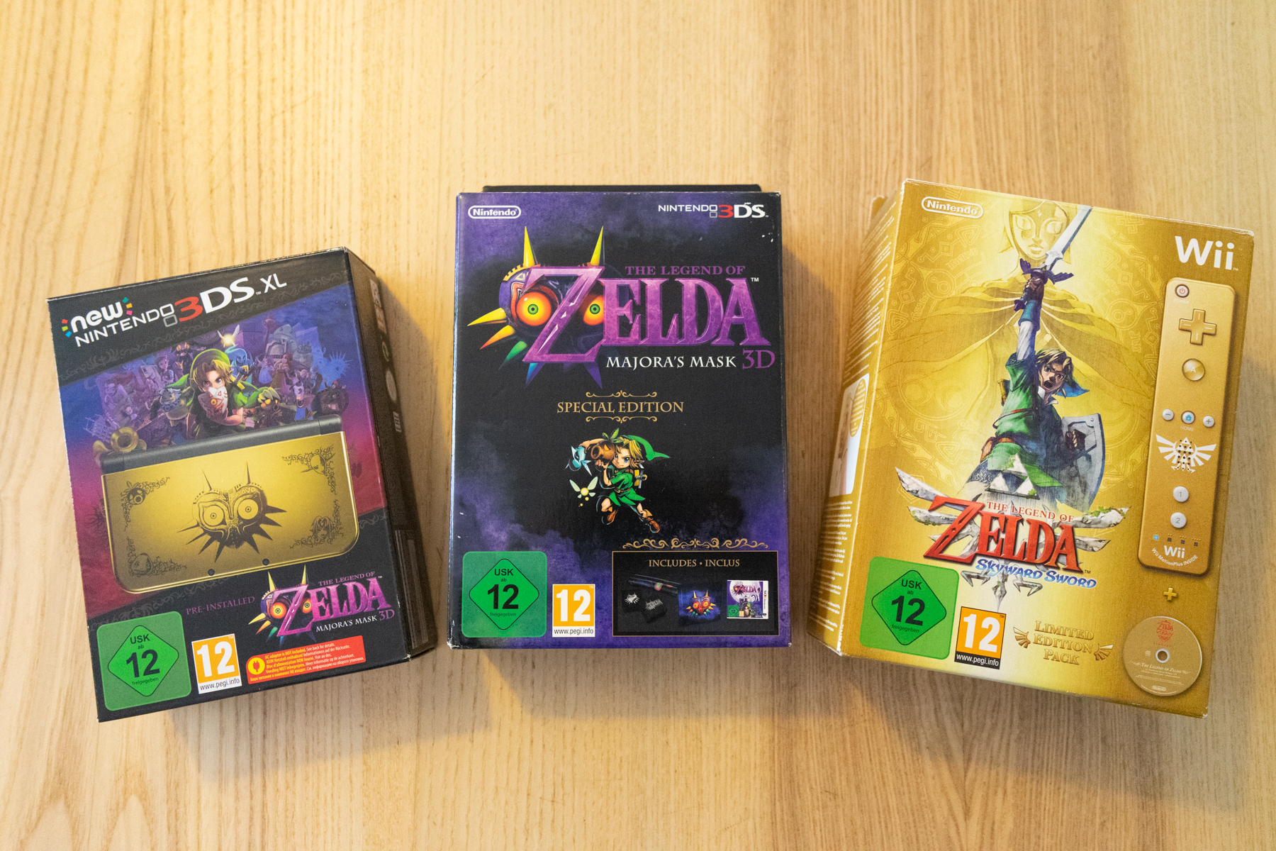 [ESTIM] New 3DS XL Zelda Majora's Mask + Collector Zelda 3DS MM + Zelda skyward Wii Pph6