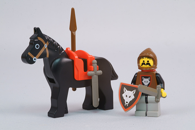 Figurine Compatible Lego Cheval de combat - Enjouet