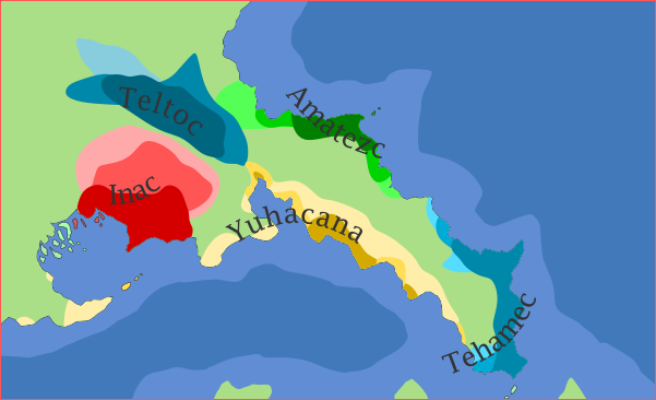 Carte d'expansion du sous continent Yuhanac