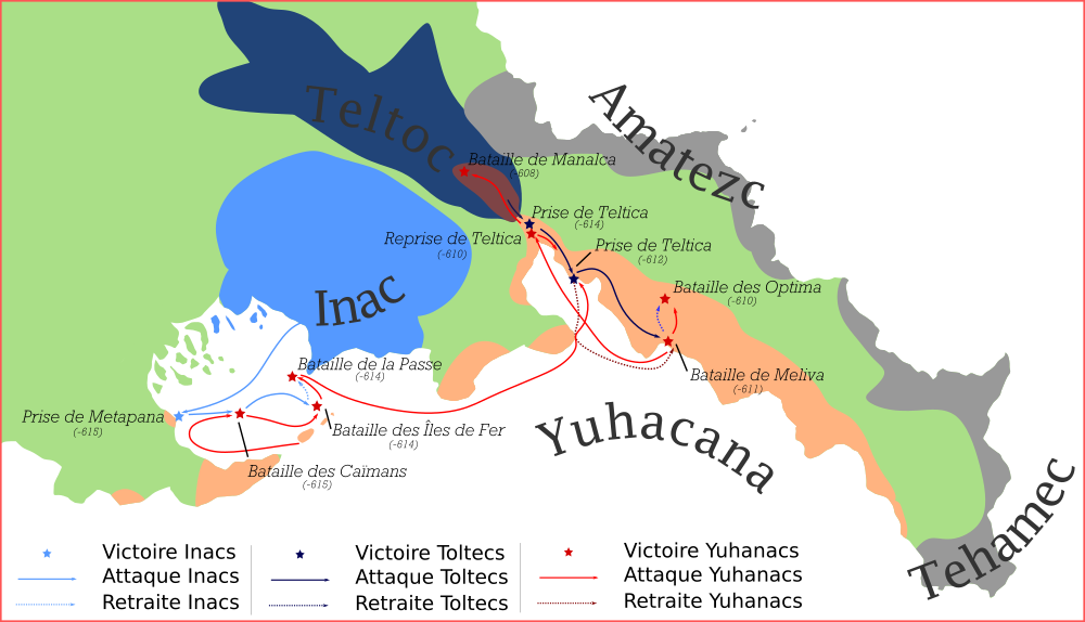 Carte de la première guerre Samatique