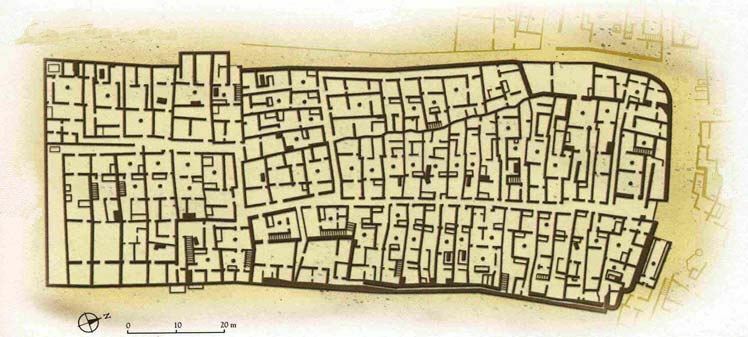 Plan du village de Deir el-Médineh