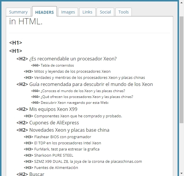 SEO META H1