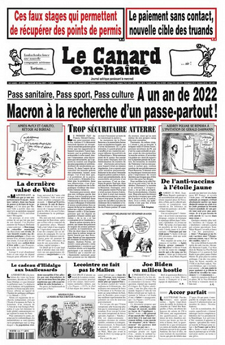 Le Canard enchaîné No.5246 - 26 Mai 2021