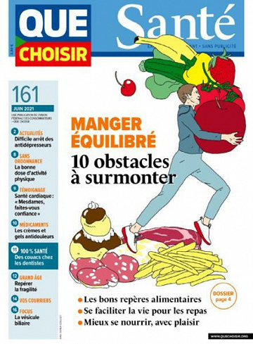 Que Choisir Santé N.161 - Manger équilibré, 10 obstacles a surmonter