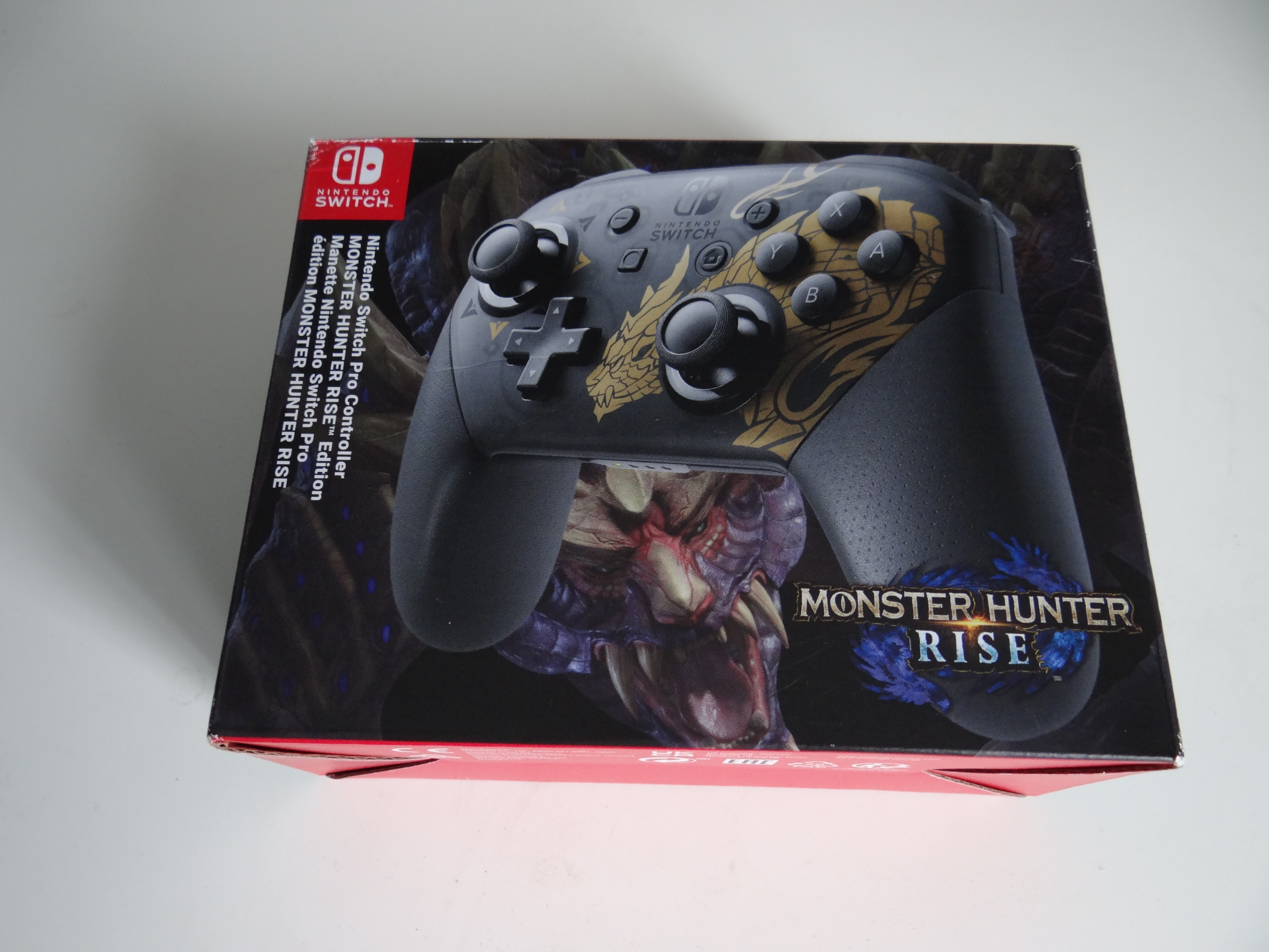 ( VDS ) Nintendo Switch Pro Controller Edition limitée Monster Hunter Rise - Neuf Ut02