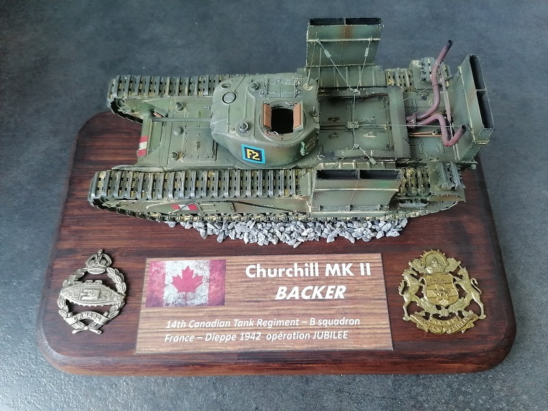 churchill MK II "backer" calgary regiment Dieppe  1942 Z5bp