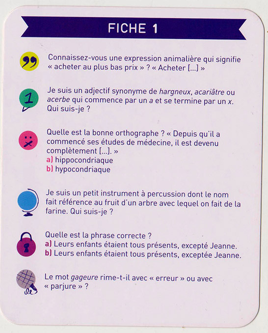 Curiosités de la langue française Ky0z