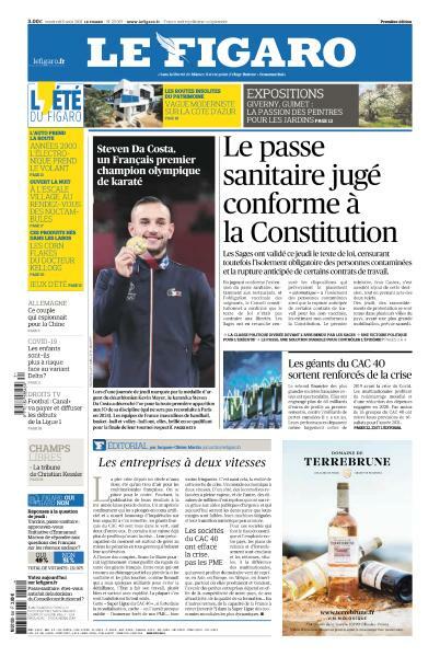Le Figaro & 3 Supplément spécial Du Vendredi 6 Août 2021