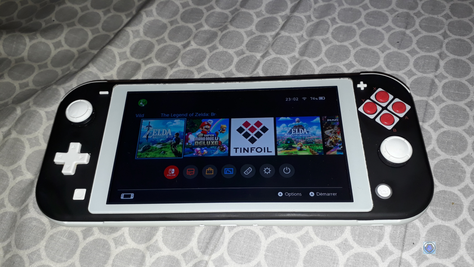 [Vds] Nintendo Switch lite avec SX OS Jocj