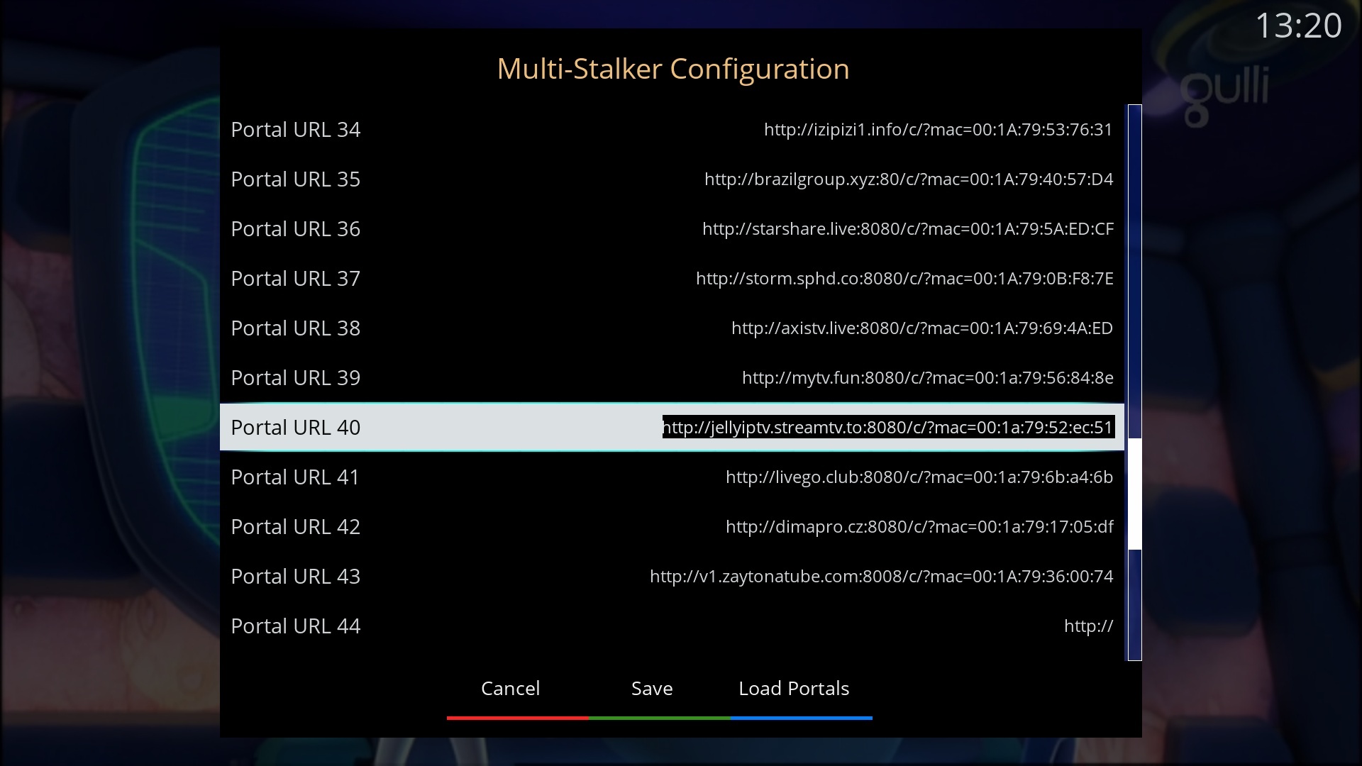    backup openpli