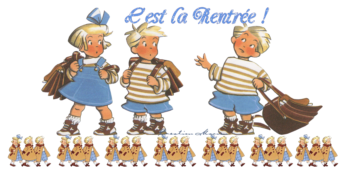 Bientôt la rentrée des classes!!!!!