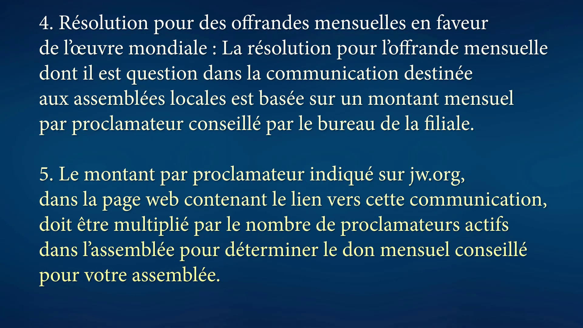  le collège central avait juré qu'il ne demanderait jamais d'argent aux adeptes, bande d'hypocrites 1zkv