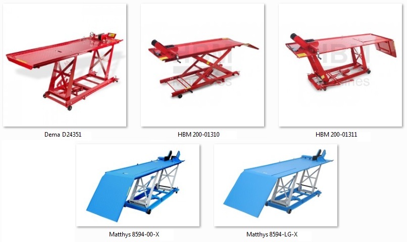 Lève moto - Table élévatrice moto 55cm à vendre chez Matthys - Matthys