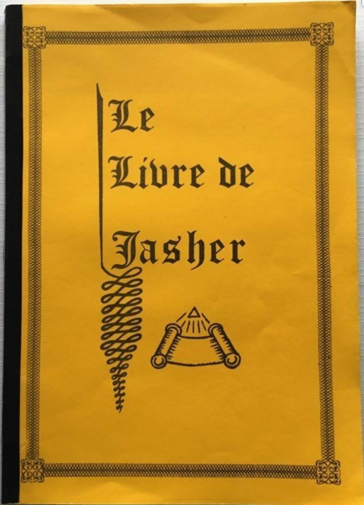 Le livre de Jasher et le nom de Dieu, YHWH. 6l8b