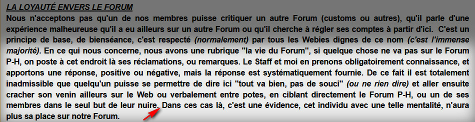 Censure du forum 89m6