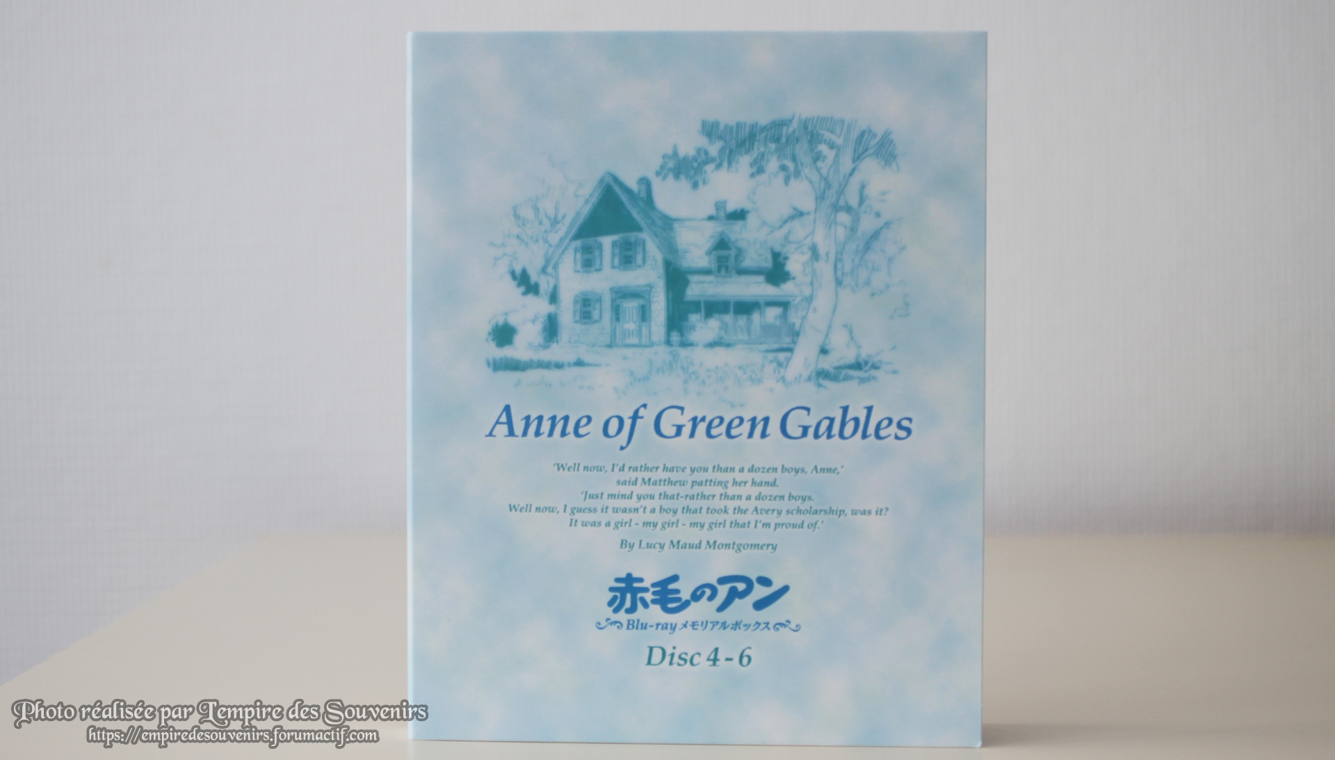 [Import] Anne la maison aux pignons verts, test Blu-ray Y606