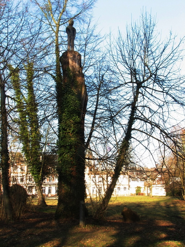 Sculpture sur tronc d'arbre. Pvrb