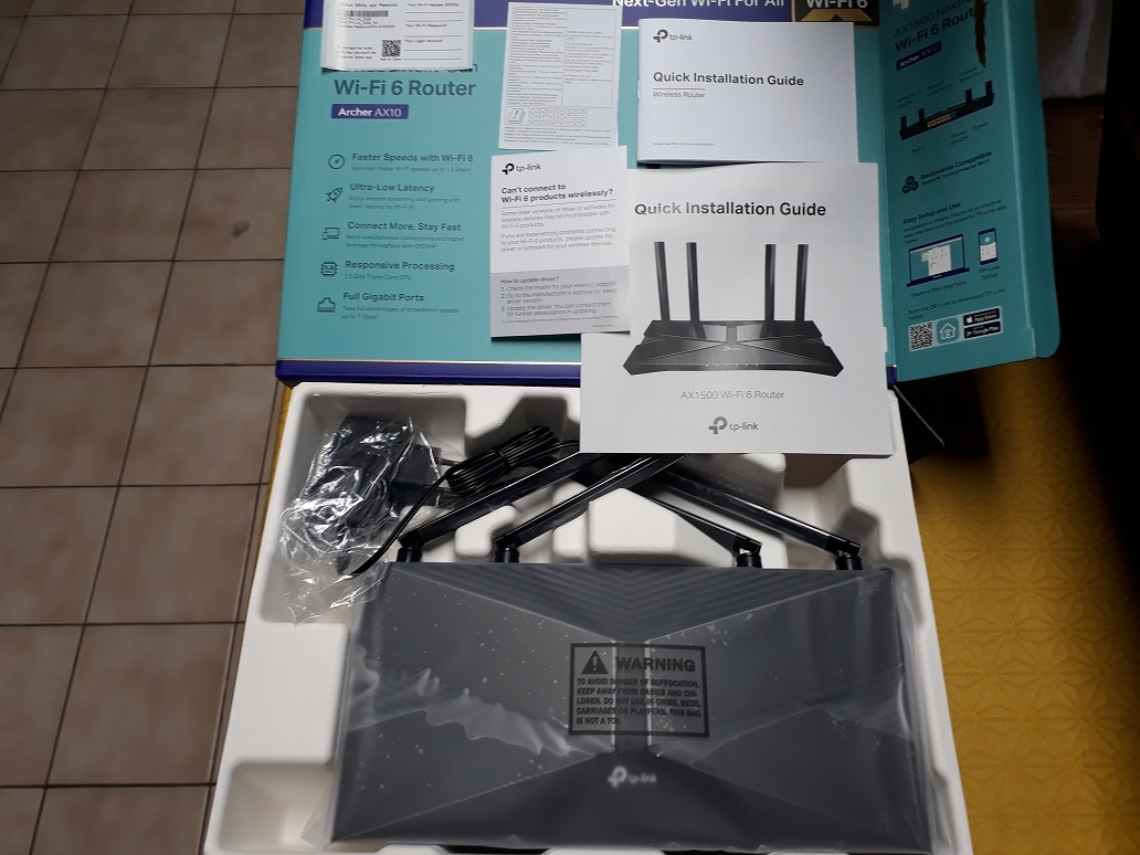 Routeur Wifi 6 TP-Link Archer AX1500 - SMPFR