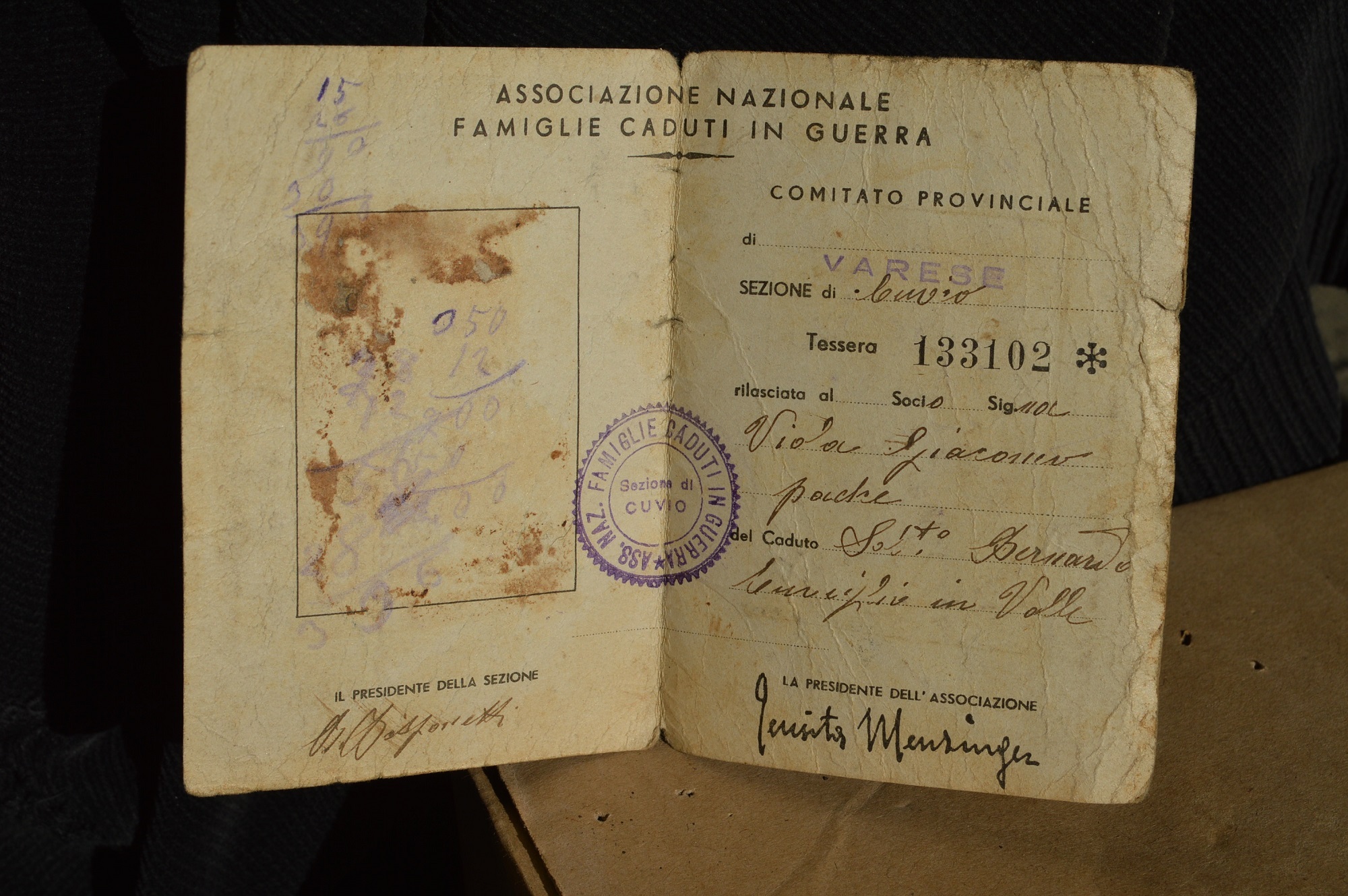 FNJ 43 jus de cave et documents italiens période fasciste  2iyl