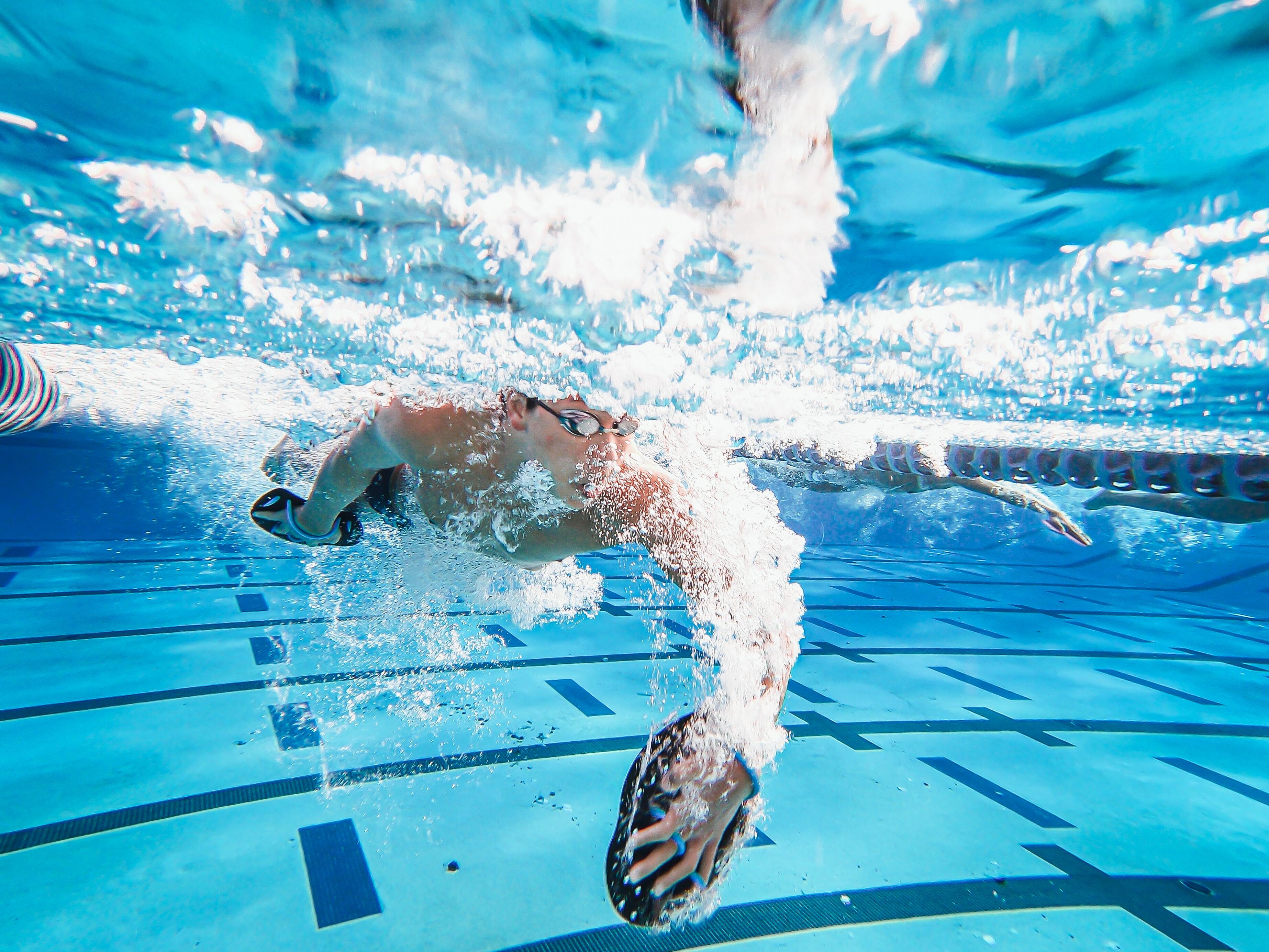 resuming sport knee sprain swimming