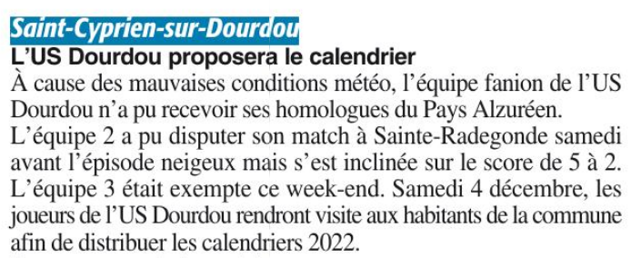 Samedi 4 DECEMBRE 2021 : Distribution des Calendriers 2022  Boxp