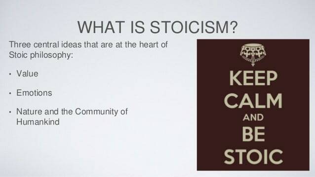 Origin and Meaning of Stoics