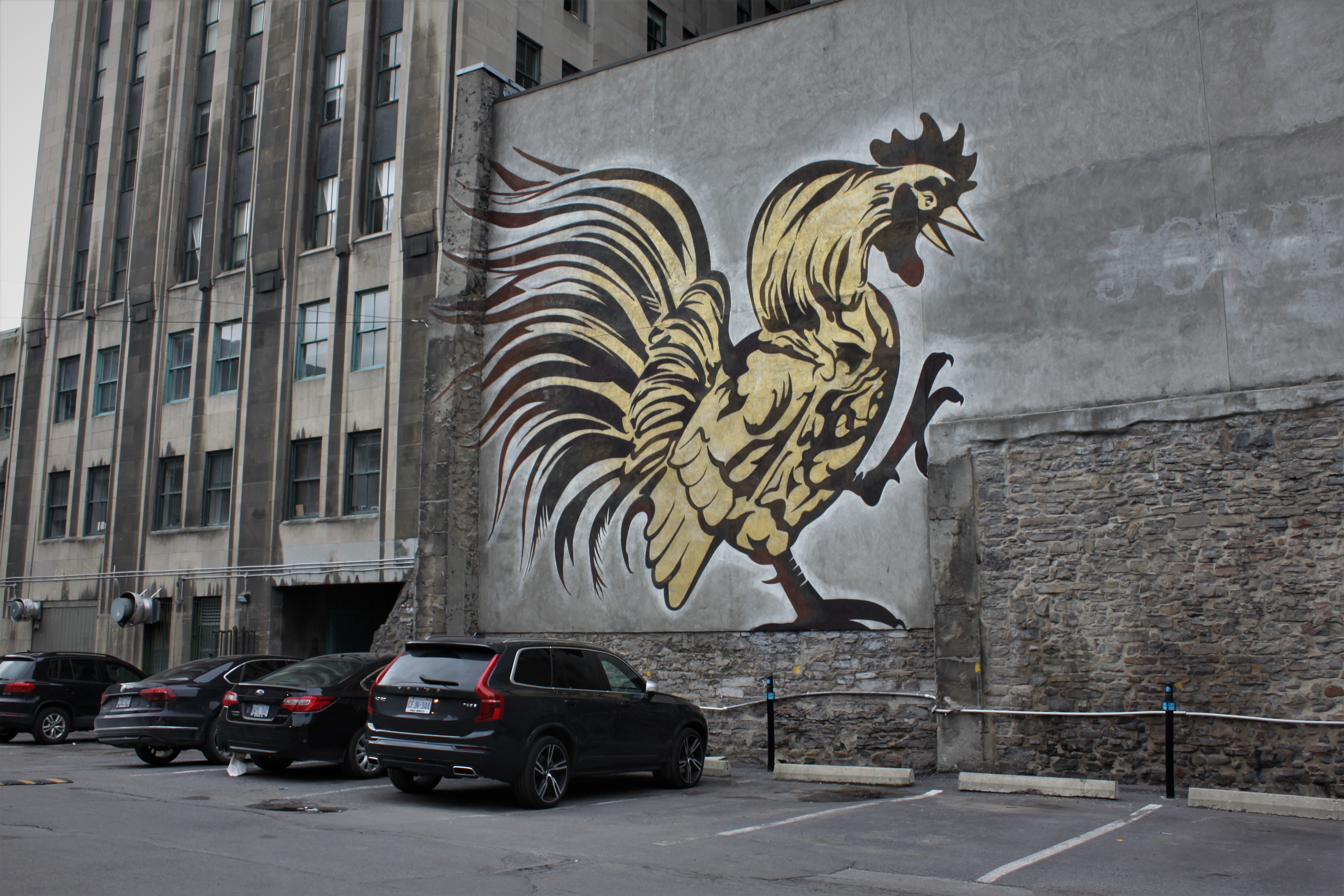 Mural in Old Montreal