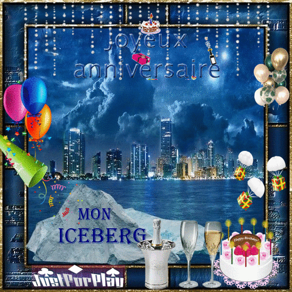 Joyeux Anniversaire A Iceberg En Retard