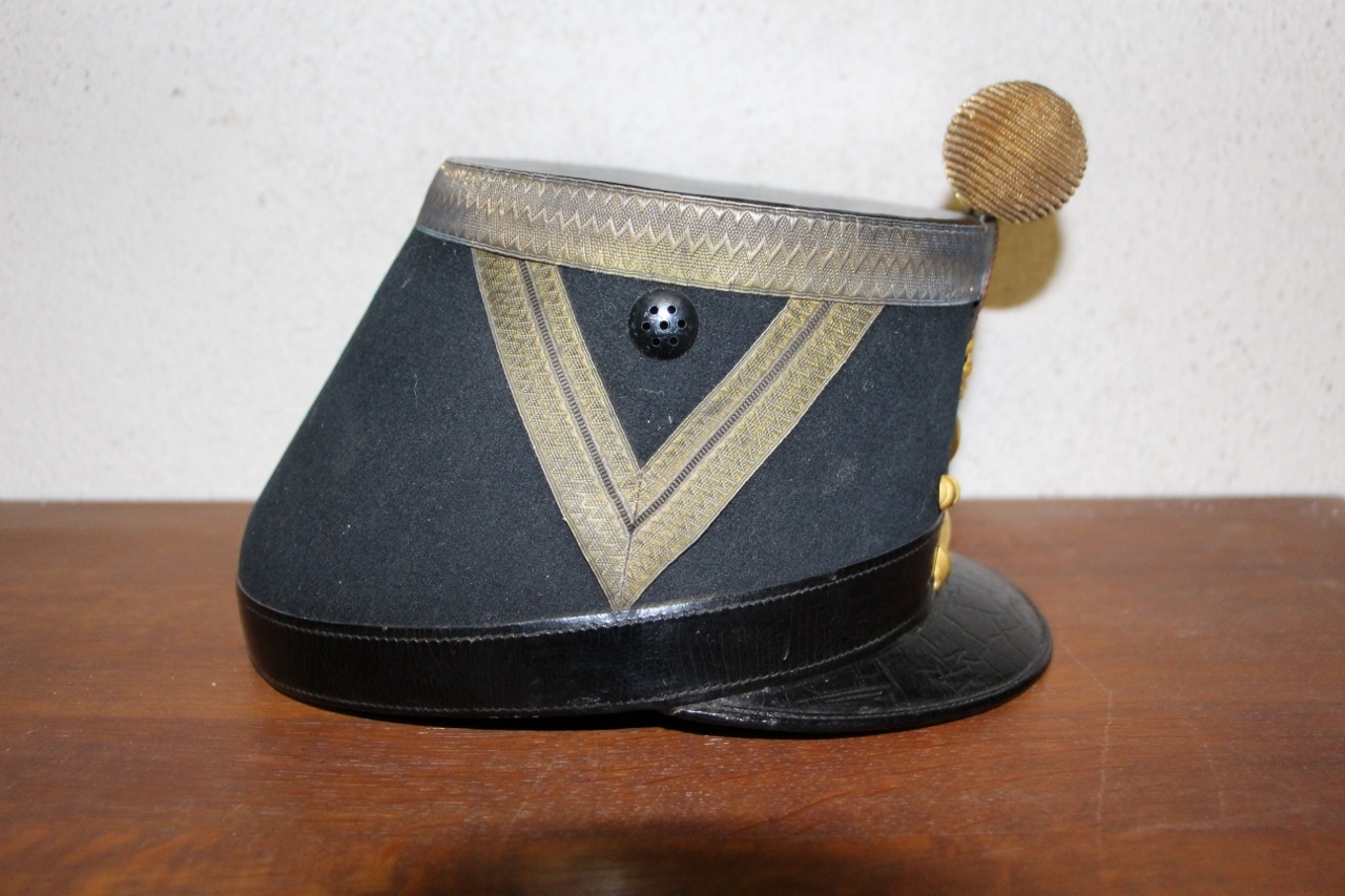 (E) shako d'officier d'artillerie français A CLOTURER Dcg3